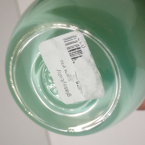 Glassybaby Pre-Tiskelion - "Thank You" Mint Green Votive - Picture 5 of 13